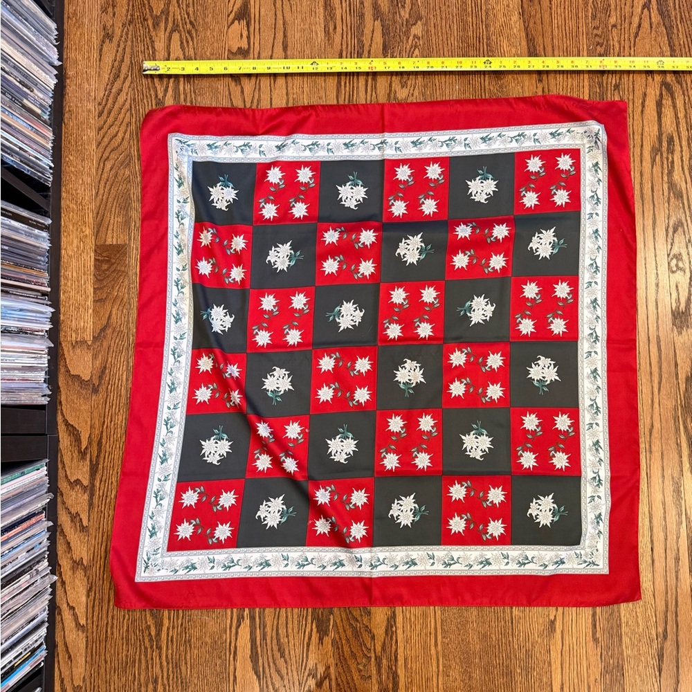 Vintage from Copenhagen silk satin scarf